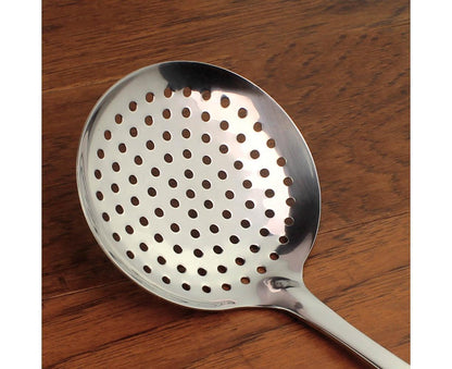 Kitchen Soup Food Thicken Stainless Steel Ladle Spoon Colander Strainer Filter V1263-JX-325