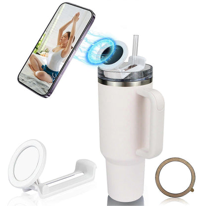 Phone Holder For Stanley, Water Bottle Phone Holder For Stanley 40oz Cup, Phone Stand Mount, Portable, V1263-JX-3250
