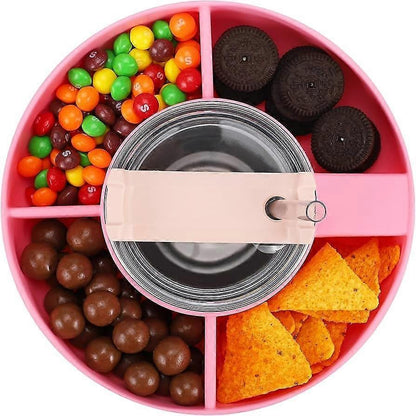 Reusable Silicone Snack Platter for Stanley Cup 40oz V1263-JX-3251