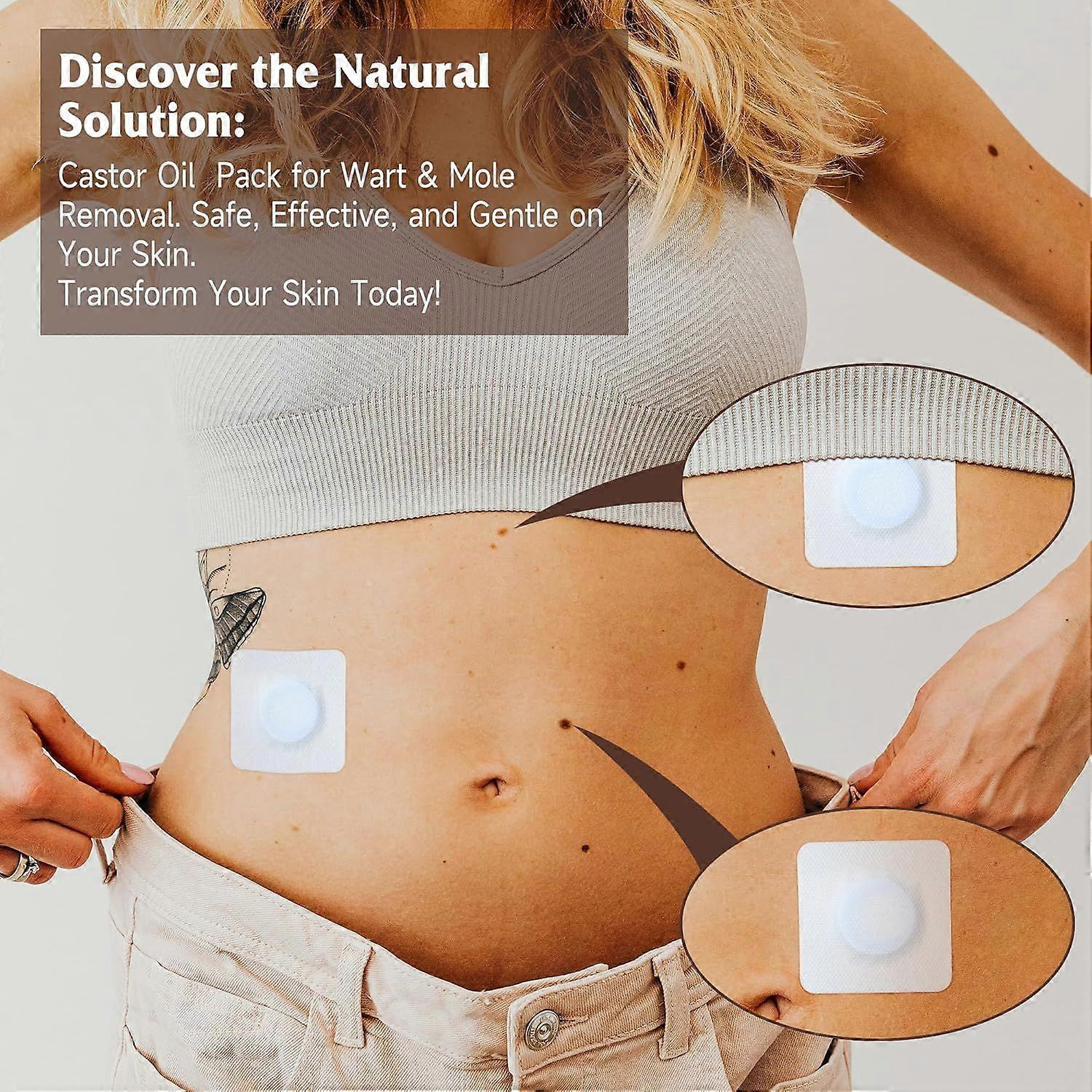 Self-Adhesive Organic Castor Oil Pack Wrap for Pimple Patches V1263-JX-3252