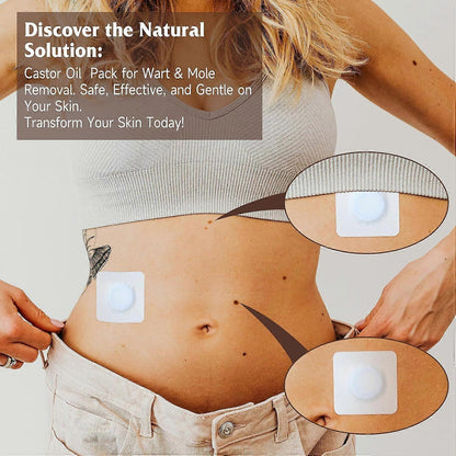 Self-Adhesive Organic Castor Oil Pack Wrap for Pimple Patches V1263-JX-3252
