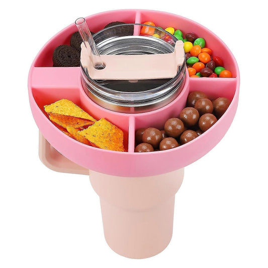 Snack Bowl For Stanley 40 oz Tumbler, Tumbler Snack Bowl Compatible With Stanley Cup 40 oz, Reusable Snack V1263-JX-3256