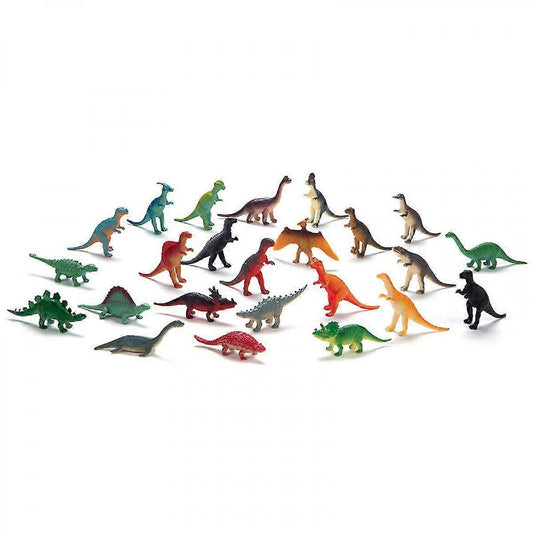 24pcs Mini Dinosaur Figures And Dinosaur Skeletons, Plastic Dinosaurs Assorted Dinosaur Cake Toppers For V1263-JX-3272
