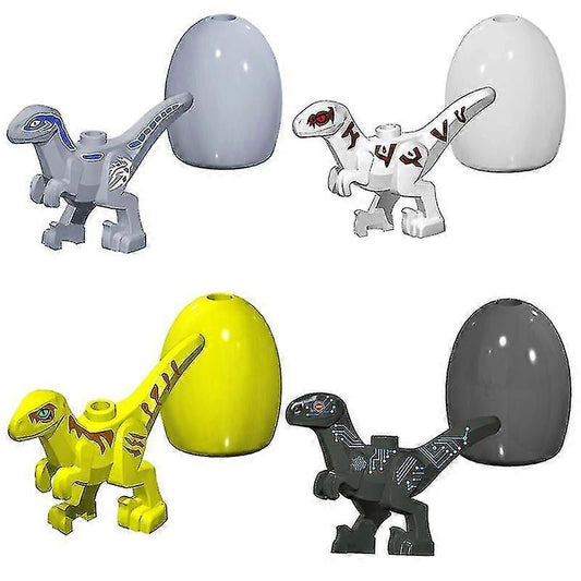 4pcs Jurassic Dinosaur Building Blocks Dinosaur Eggs Dinosaur boy and girls Toys V1263-JX-3274