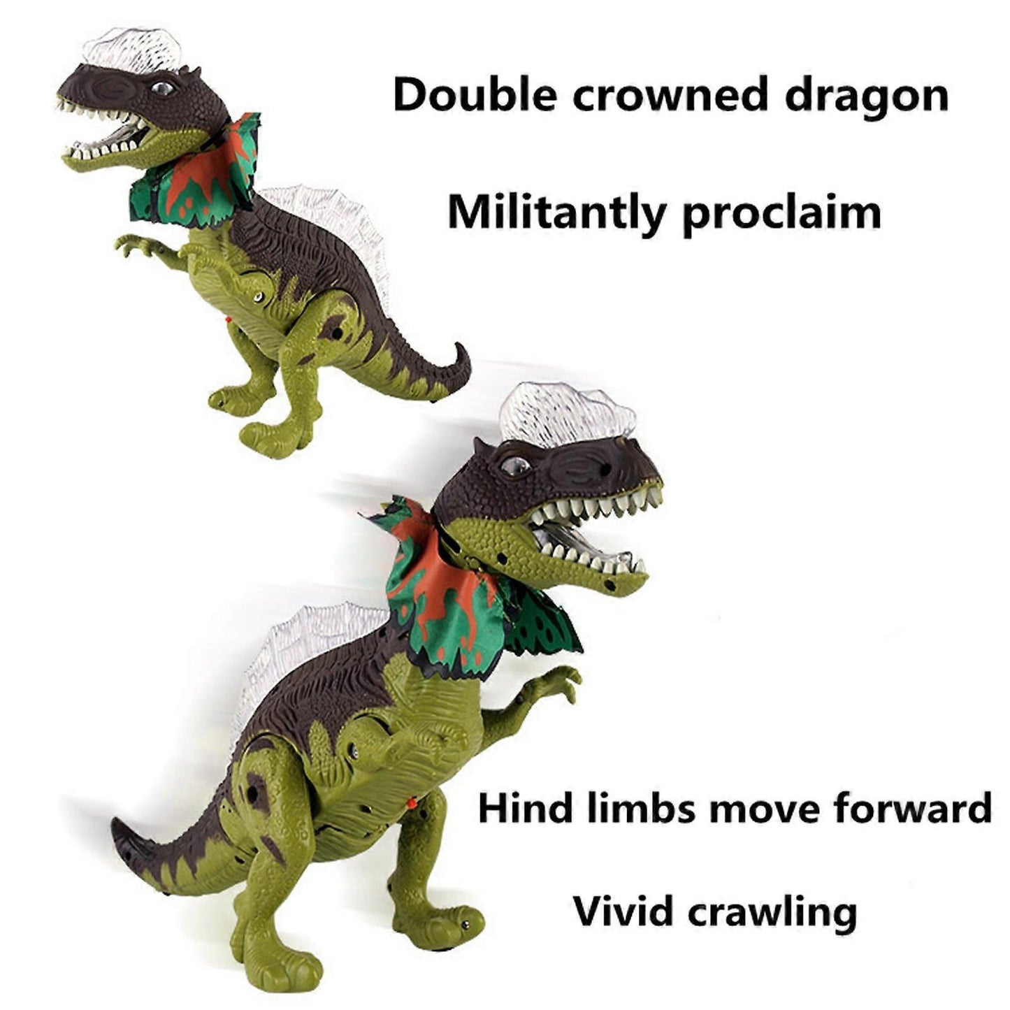 Dinosaur, Walking Dinosaur, Dinosaur Robot, With Realistic Dinosaur, Moves While Making Roaring Sound V1263-JX-3291