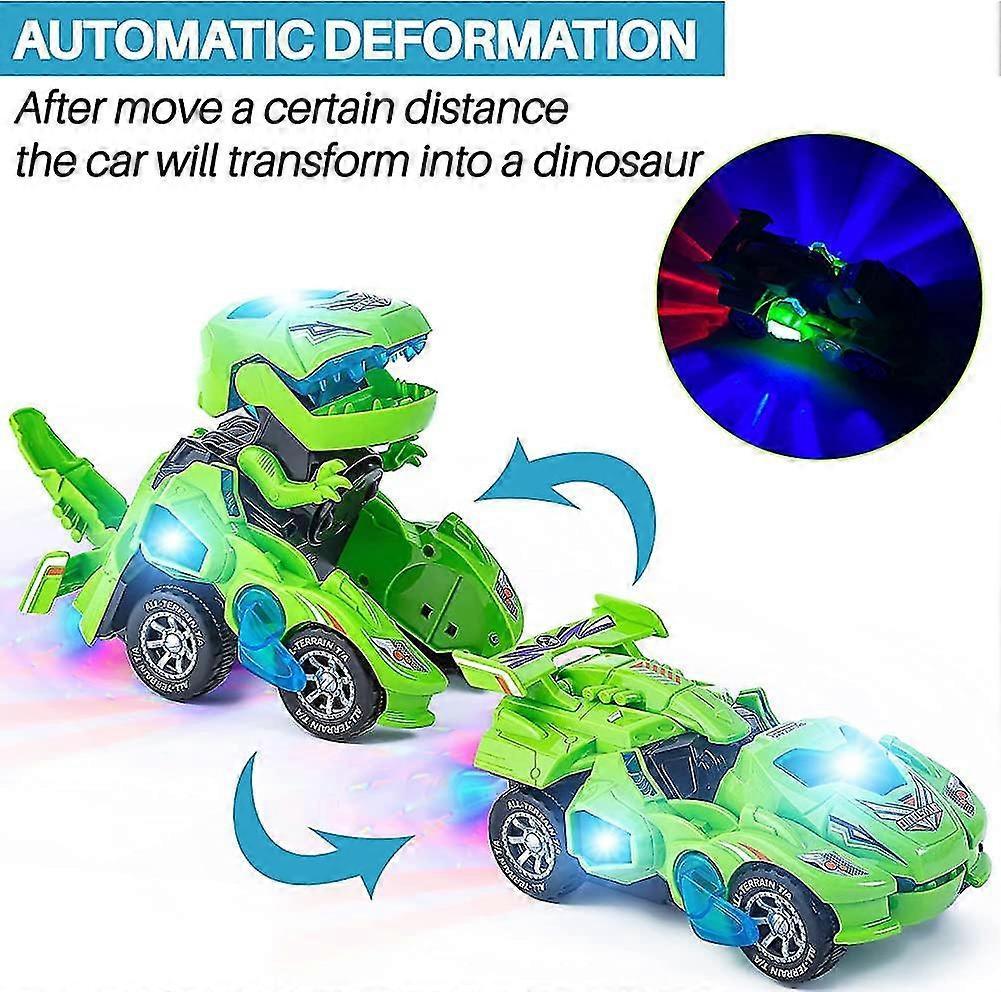 Dinosaur Transforming Car Electric Dinosaur Toys Automatic Transforming Dinosaur V1263-JX-3297