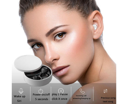 Smallest True Wireless Earbuds,Mini Bluetooth 5.0 Headphones V1263-JX-33