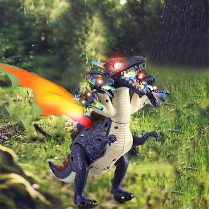 Electric Dinosaur With Five Heads, Walking Dinosaur, Dinosaur Robot, With Realistic Dinosaur, Moves While V1263-JX-3308