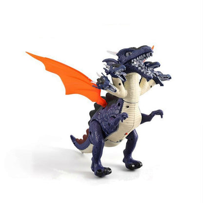 Electric Dinosaur With Five Heads, Walking Dinosaur, Dinosaur Robot, With Realistic Dinosaur, Moves While V1263-JX-3308