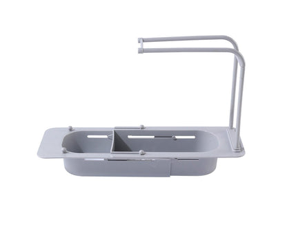 Sink Drain Strainer Telescoping Quick Drainage PP Anti-Deformed Sink Strainer Basket for Home-Grey V1263-JX-331