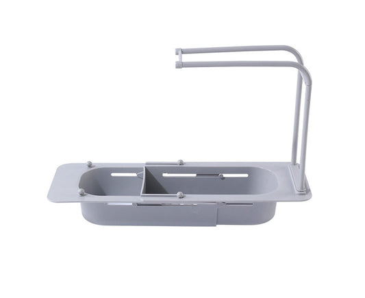 Sink Drain Strainer Telescoping Quick Drainage PP Anti-Deformed Sink Strainer Basket for Home-Grey V1263-JX-331