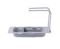 Sink Drain Strainer Telescoping Quick Drainage PP Anti-Deformed Sink Strainer Basket for Home-Grey V1263-JX-331