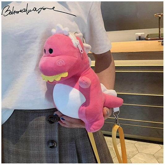 Dinosaur Plush Kawaii Plush Stuffed Dinosaur Plush Shoulder Bag With Dinosaur V1263-JX-3312
