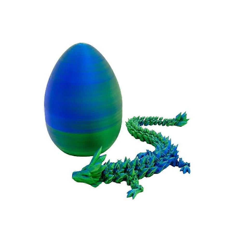 3D Printed Dragon Egg, Surprise Dragon Egg, 3D Printed Articulated Dragon Eggs with Dragon Inside Fidget V1263-JX-3322