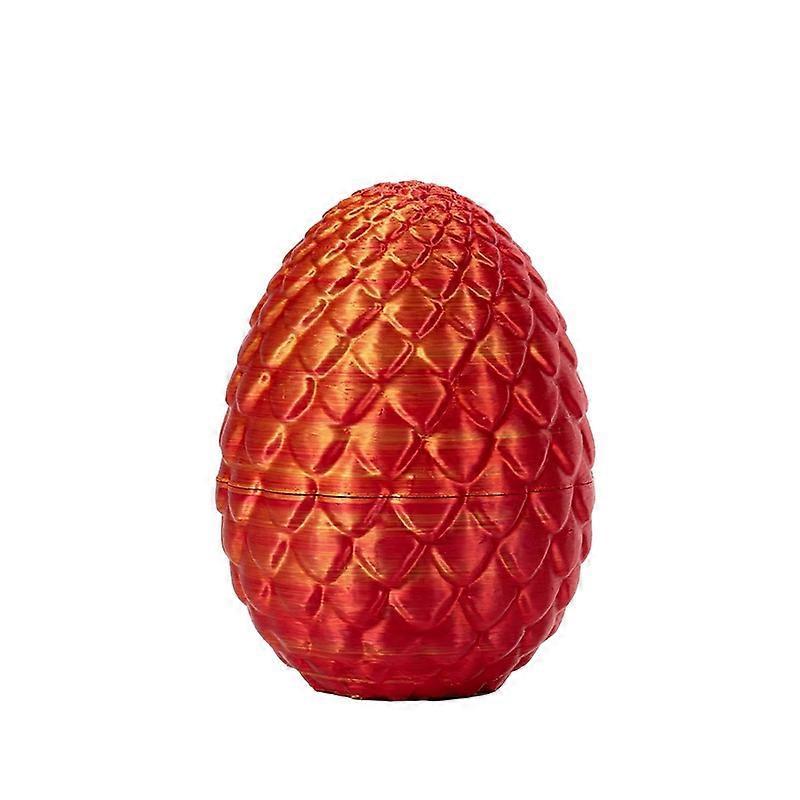 3D Printed Dragon in Egg, Full Articulated Dragon Crystal Dragon with Dragon Egg V1263-JX-3329