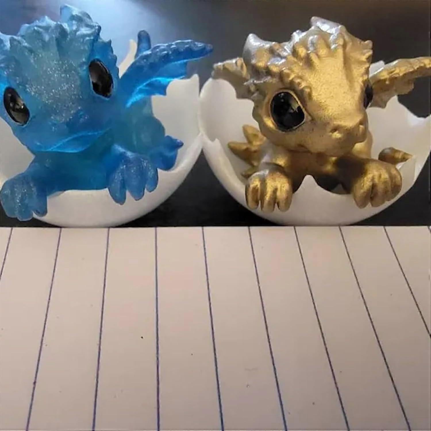 Babies Dragon in Egg, 3D Printed Dragon Egg, babies Dragons in Eggshel, Surprise Egg Toy V1263-JX-3334