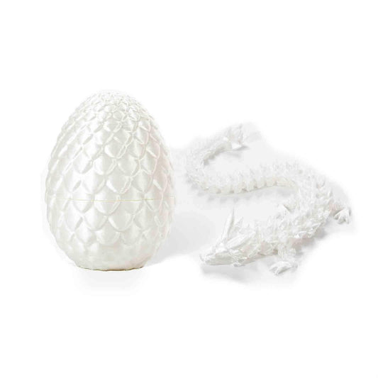 3D Printed Dragon in Egg, Full Articulated Dragon Crystal Dragon with Dragon Egg,50% Offer V1263-JX-3339