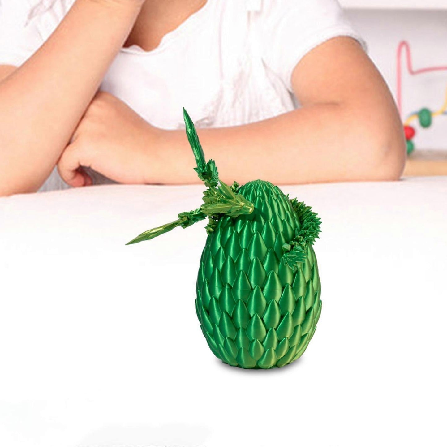 3D Printed Dragon Articulated Dragon Birthday Gift Table Decor Flying Dragon Figurine,Dragon Egg Set for V1263-JX-3346