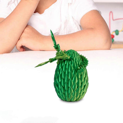 3D Printed Dragon Articulated Dragon Birthday Gift Table Decor Flying Dragon Figurine,Dragon Egg Set for V1263-JX-3346