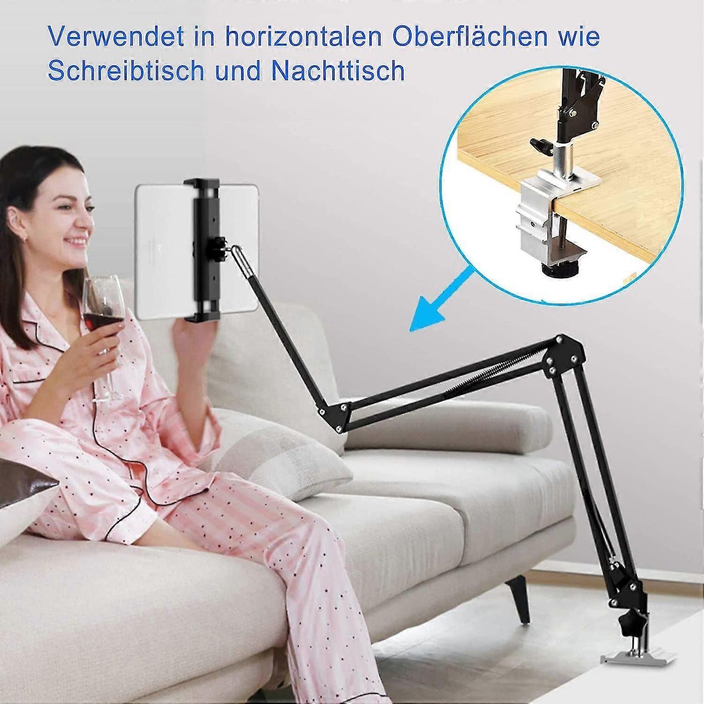 Adjustable Foldable Tablet Stand for Bed V1263-JX-3348