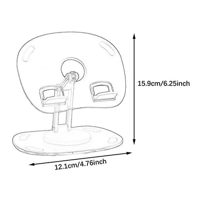 Rotatable Non-Slip Tablet Stand for Desk - White V1263-JX-3351