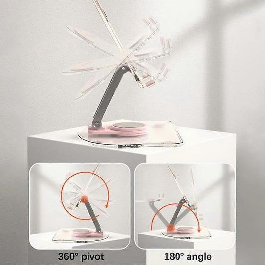 Acrylic 360 Rotating Foldable Tablet Stand Holder V1263-JX-3355