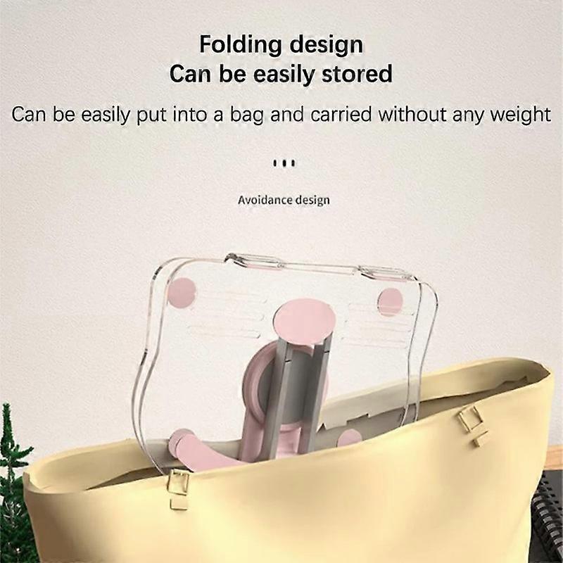 Acrylic 360 Rotating Foldable Tablet Stand Holder V1263-JX-3355