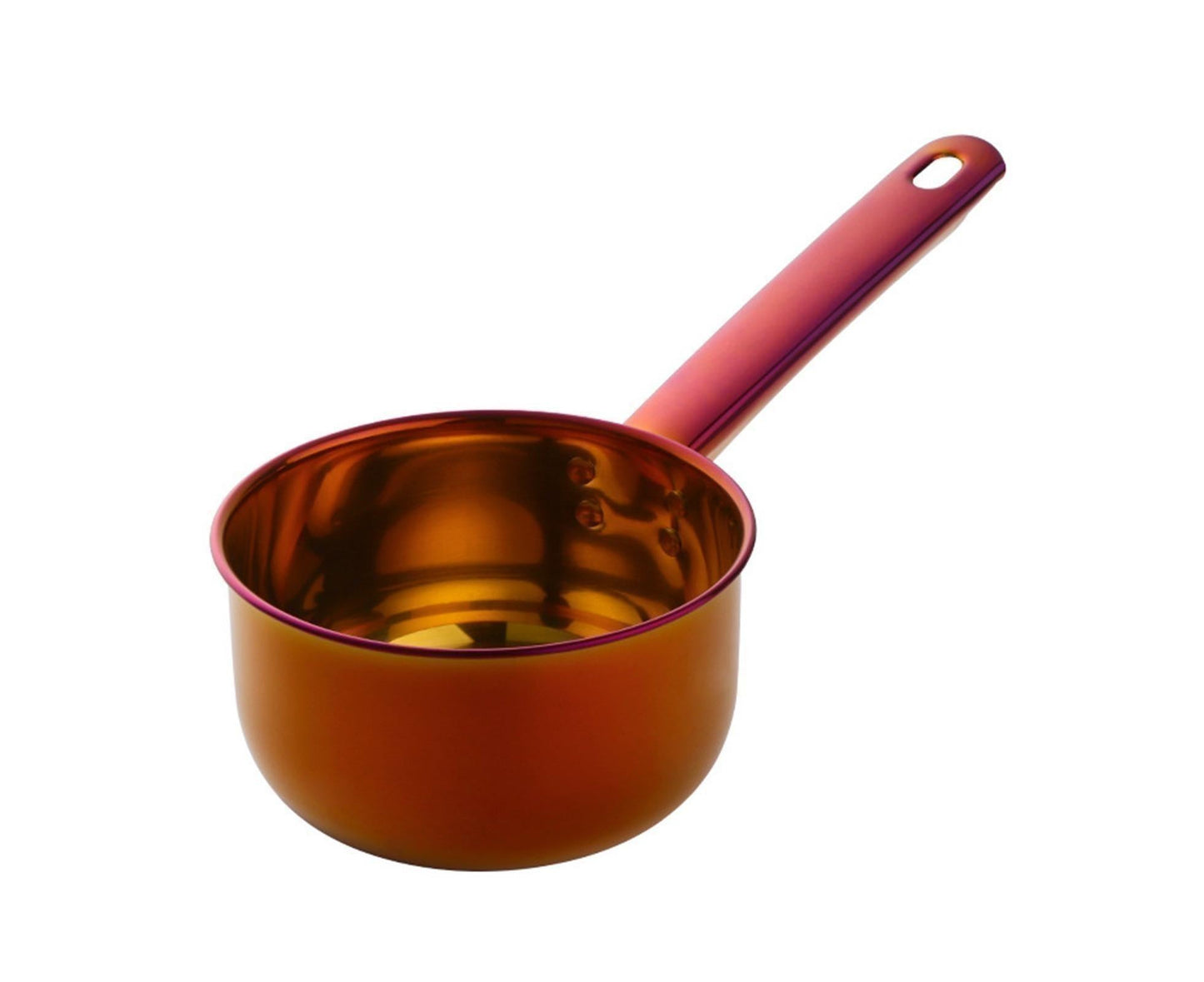 1L Water Scoop Anti-rust Stainless Steel Bathing Ladle-Multicolor Red V1263-JX-336