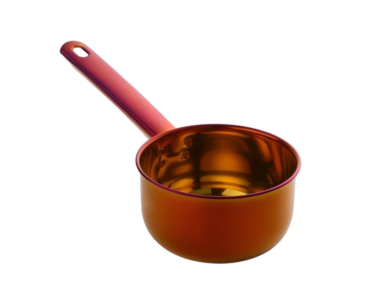 1L Water Scoop Anti-rust Stainless Steel Bathing Ladle-Multicolor Red V1263-JX-336