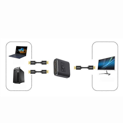 2 In 1 Out HDMI Switcher 4K HD V1263-JX-3360