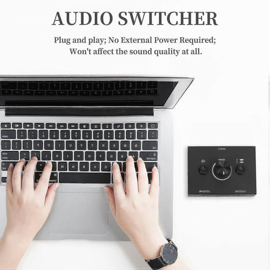 3.5mm Audio Switcher 2 In 1 Out / 1 In 2 Out V1263-JX-3361