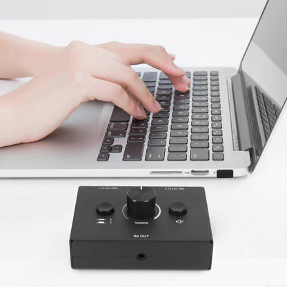 3.5mm Audio Switcher 2 In 1 Out / 1 In 2 Out V1263-JX-3361
