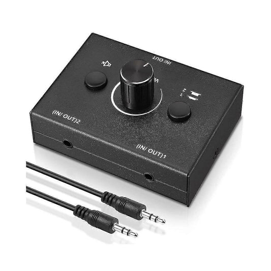 3.5mm Audio Switcher 2 In 1 Out / 1 In 2 Out V1263-JX-3362