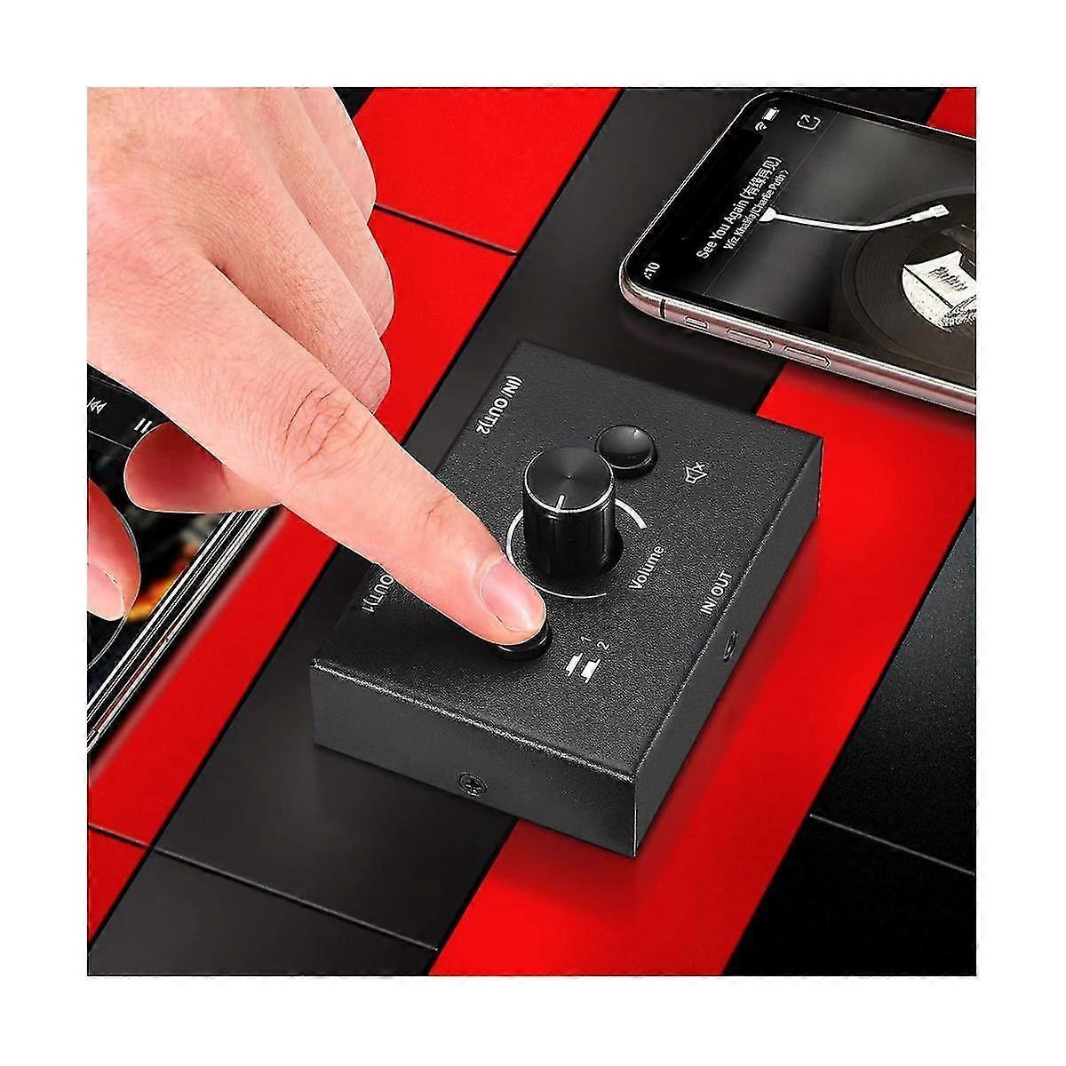 3.5mm Audio Switcher 2 In 1 Out / 1 In 2 Out V1263-JX-3362