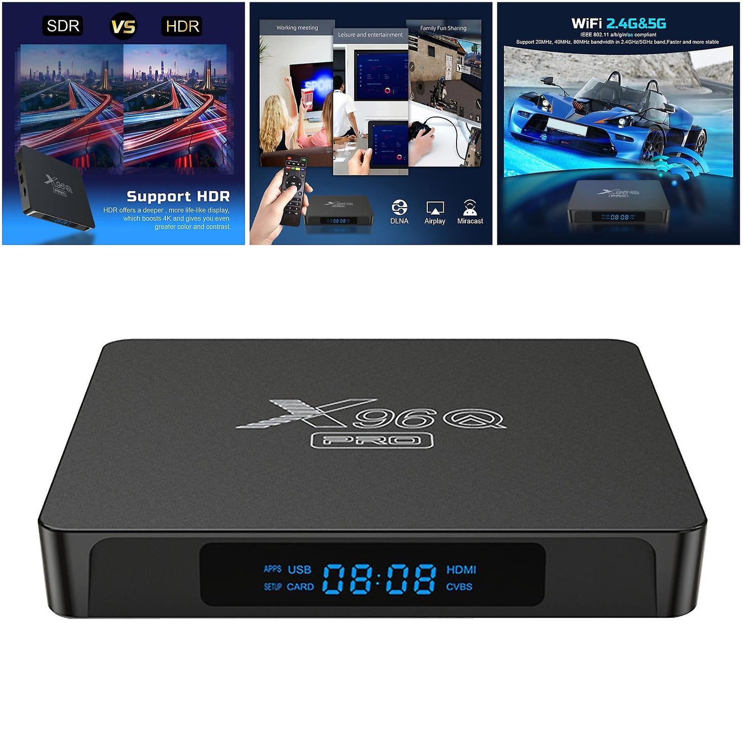 4K Ultra HD Dual-Band WiFi 3D Player OTA Upgrade (2G + 16G) V1263-JX-3365