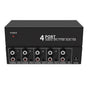 1 In 4 Out RCA Stereo Audio Splitter for PC/DVD V1263-JX-3368