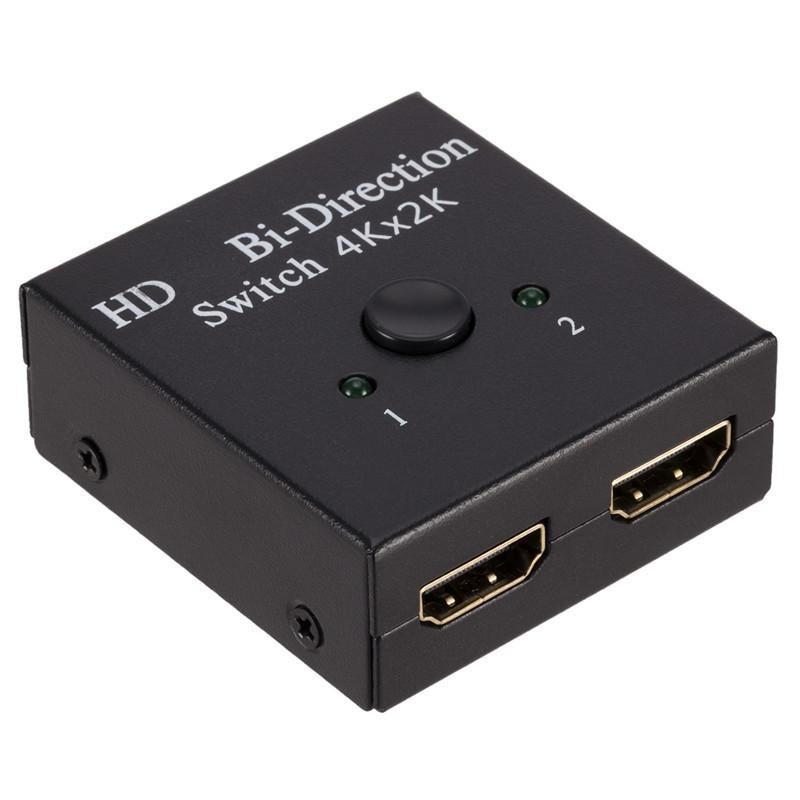 HDMI Switch 1 In 2 Out / 2 In 1 Out Bi-Directional Adapter V1263-JX-3369