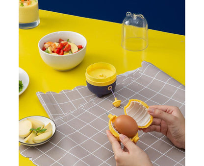 Manual Egg Puller Convenient ABS Simple Operation Mix Yolk Egg Mixer Home Decor -Yellow V1263-JX-337