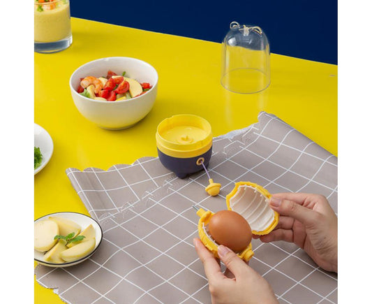 Manual Egg Puller Convenient ABS Simple Operation Mix Yolk Egg Mixer Home Decor -Yellow V1263-JX-337