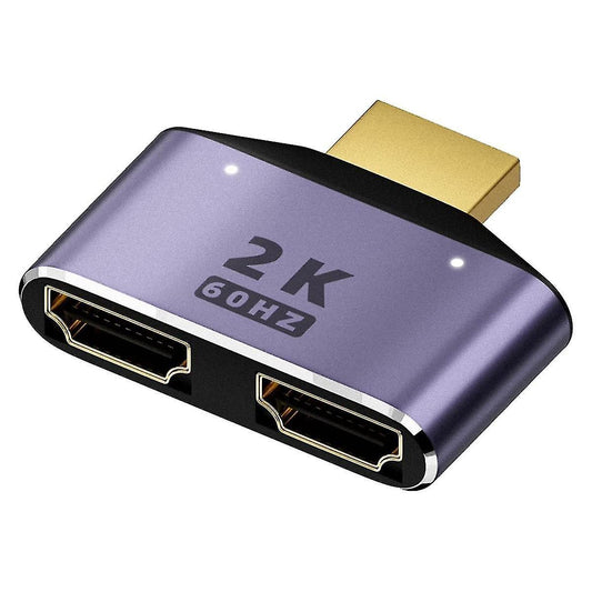1 In 2 Out HDMI Splitter Adapter 60Hz V1263-JX-3370