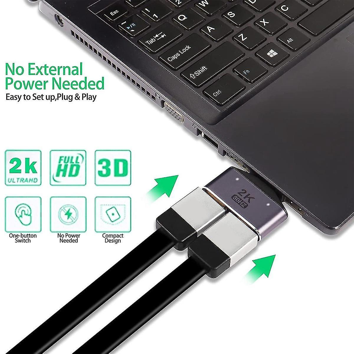 1 In 2 Out HDMI Splitter Adapter 60Hz V1263-JX-3370