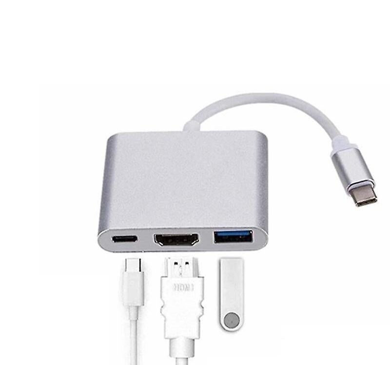 3 In 1 USB Type-C HDMI 4K Docking Station V1263-JX-3372