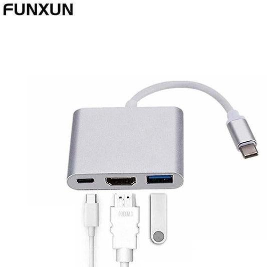 3 In 1 USB Type-C HDMI 4K Docking Station V1263-JX-3372