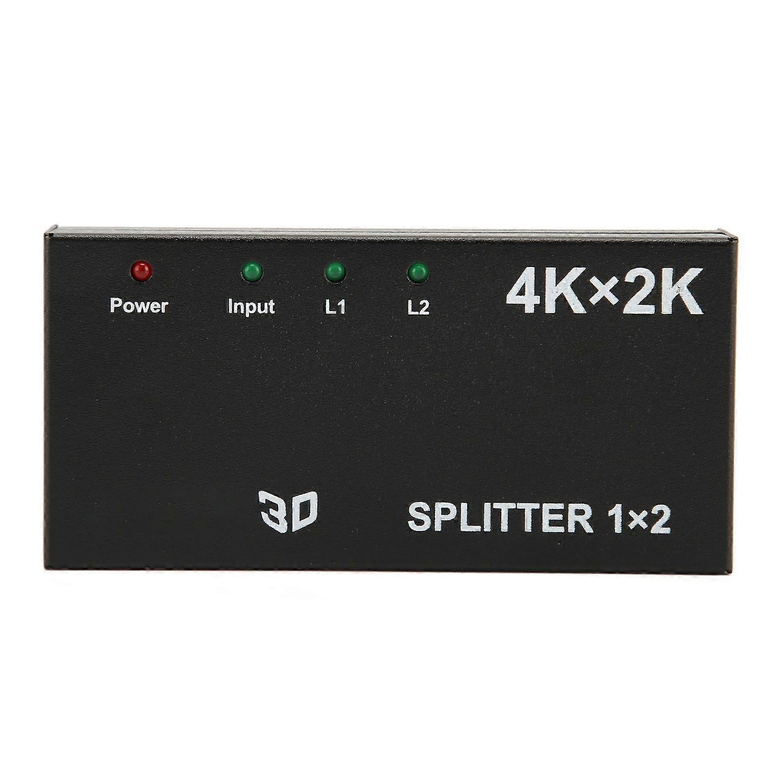 1 In 2 Out 4K HDMI Splitter with AC Adapter V1263-JX-3374