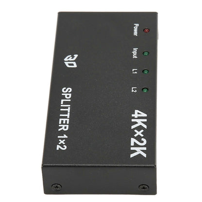 1 In 2 Out 4K HDMI Splitter with AC Adapter V1263-JX-3374