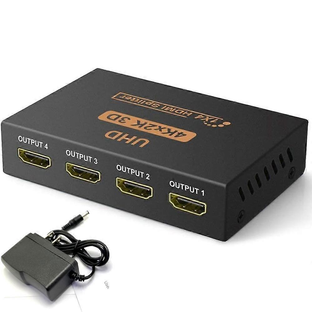 1 In 4 Out 4K HDMI Splitter for Monitor/TV/Computer Display V1263-JX-3376