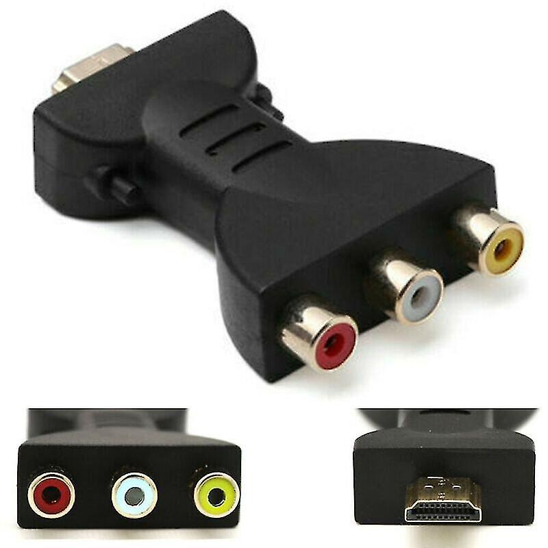 HDMI to 3 RCA AV Audio Video Adapter Converter V1263-JX-3378
