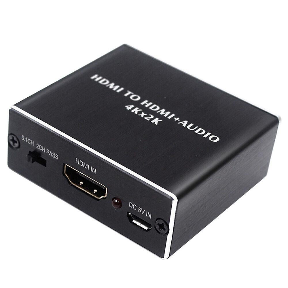 4K HDMI Audio Extractor Converter to HDMI + Optical SPDIF + 3.5mm V1263-JX-3379