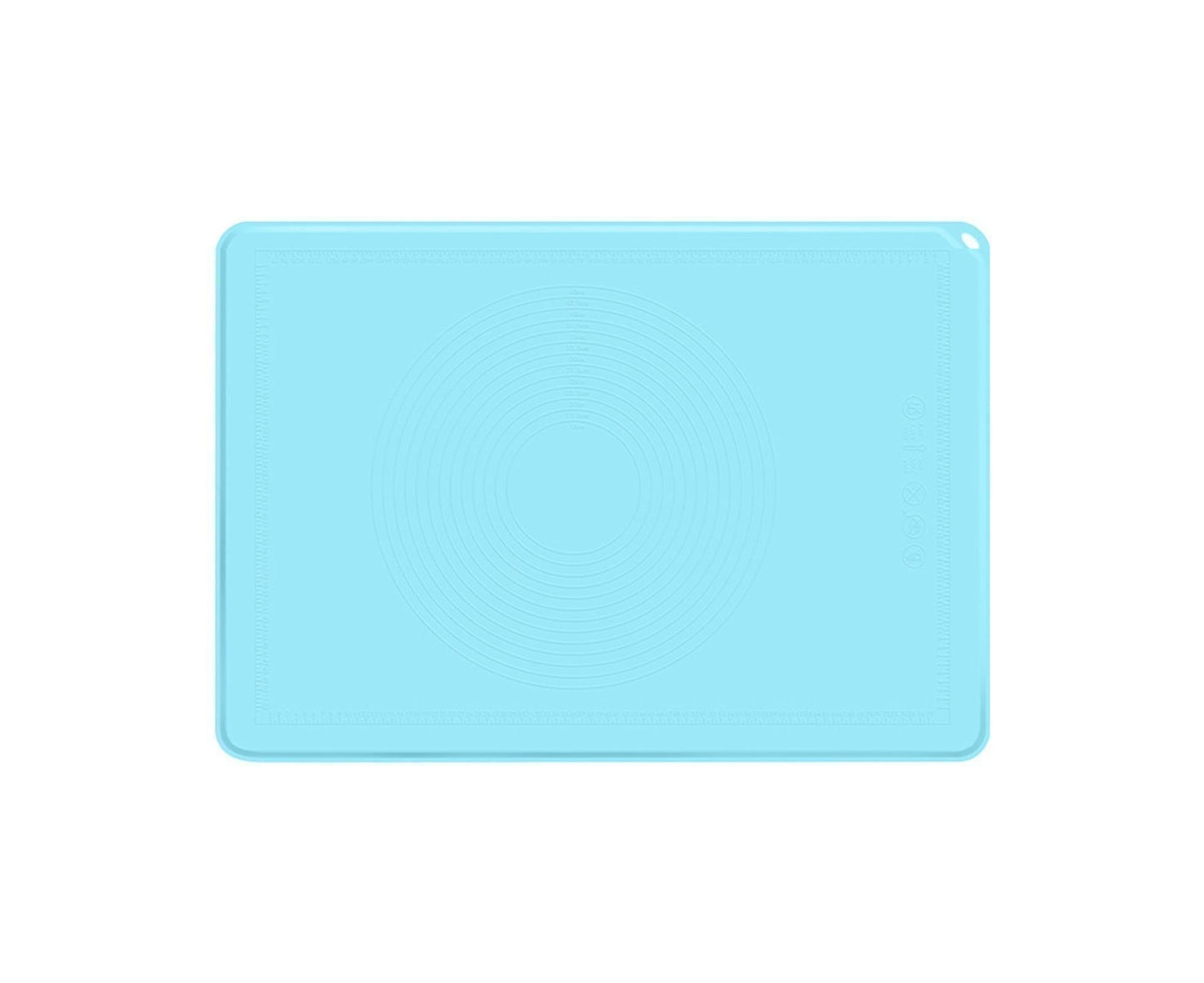 Pastry Mat Non-stick Silica Gel Dough Rolling Mat-Blue S V1263-JX-338