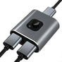4K HDMI Switch Bi-Directional 2 In 1 Out No Power Required V1263-JX-3380